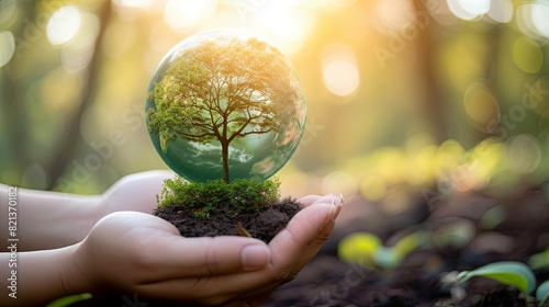 Impact-themed visuals often include symbols of impact and transformation, such as trees, hands, or globe, symbolizing the far-reaching influence photo