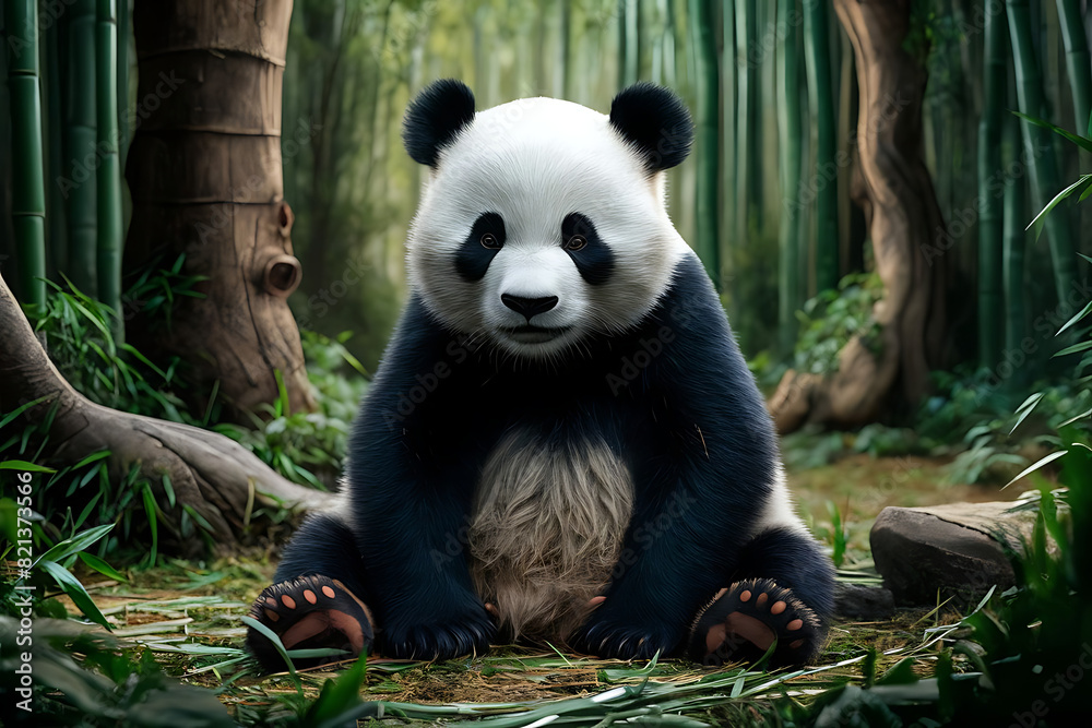 Fototapeta premium giant panda bear