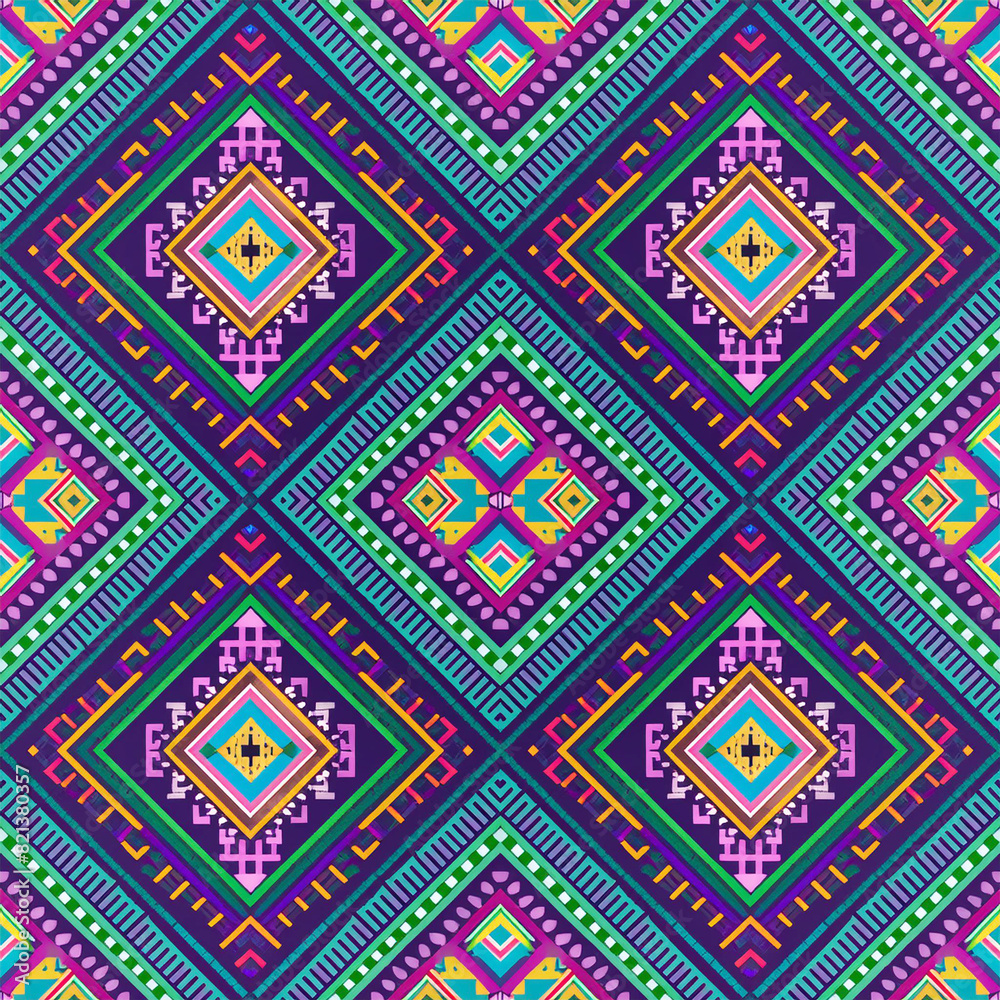 abstract colorful ethnic pattern abstract colorful ethnic pattern