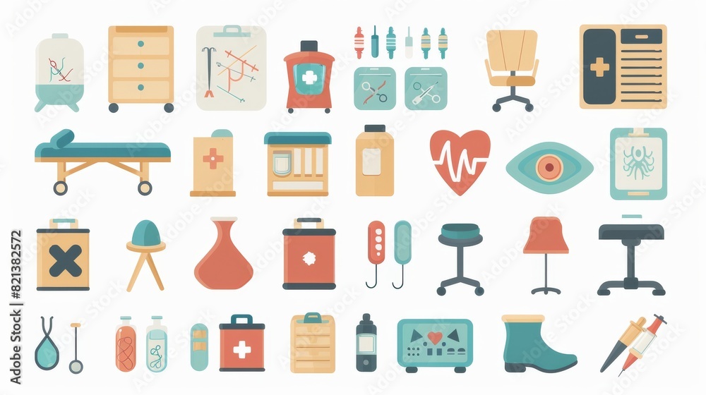 Healthcare and wellness illustrations for medical themed designs Healthcare and wellness illustrations for medical themed designs