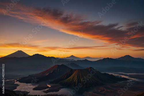 sunset over the mountains © Muhammad Naeem