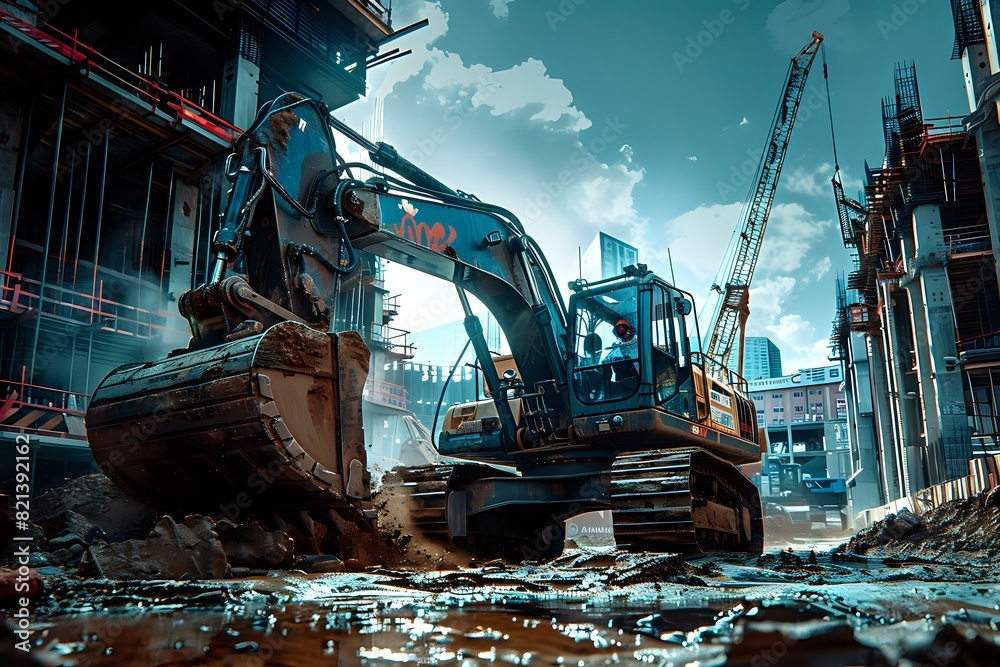 Excavator Operator Commanding a Powerful Machine in a Dynamic Construction Environment Excavator Operator Commanding a Powerful Machine in a Dynamic Construction Environment