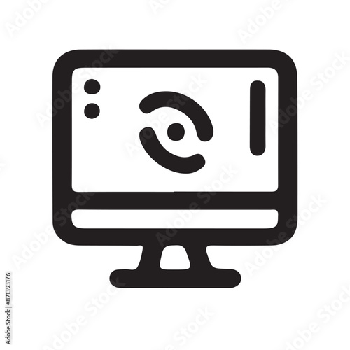 Computer icon vector