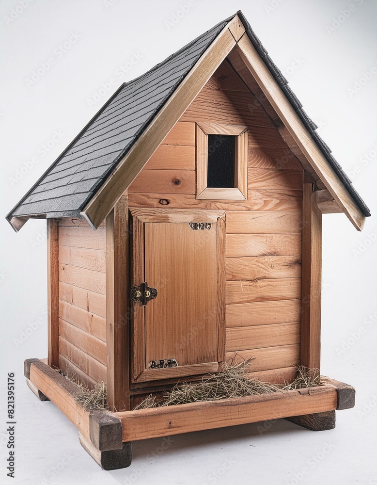 Shed or Chicken Coops for Backyards, in Wood and Handmade, Illustration Shed or Chicken Coops for Backyards, in Wood and Handmade, Illustration