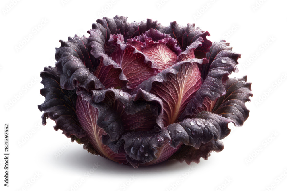 Obraz premium Red lettuce clean healthy eating diet