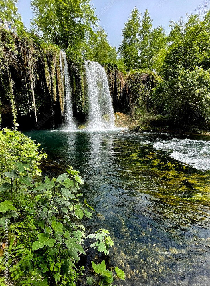 The Upper Duden Waterfall in Antalya, Turkey