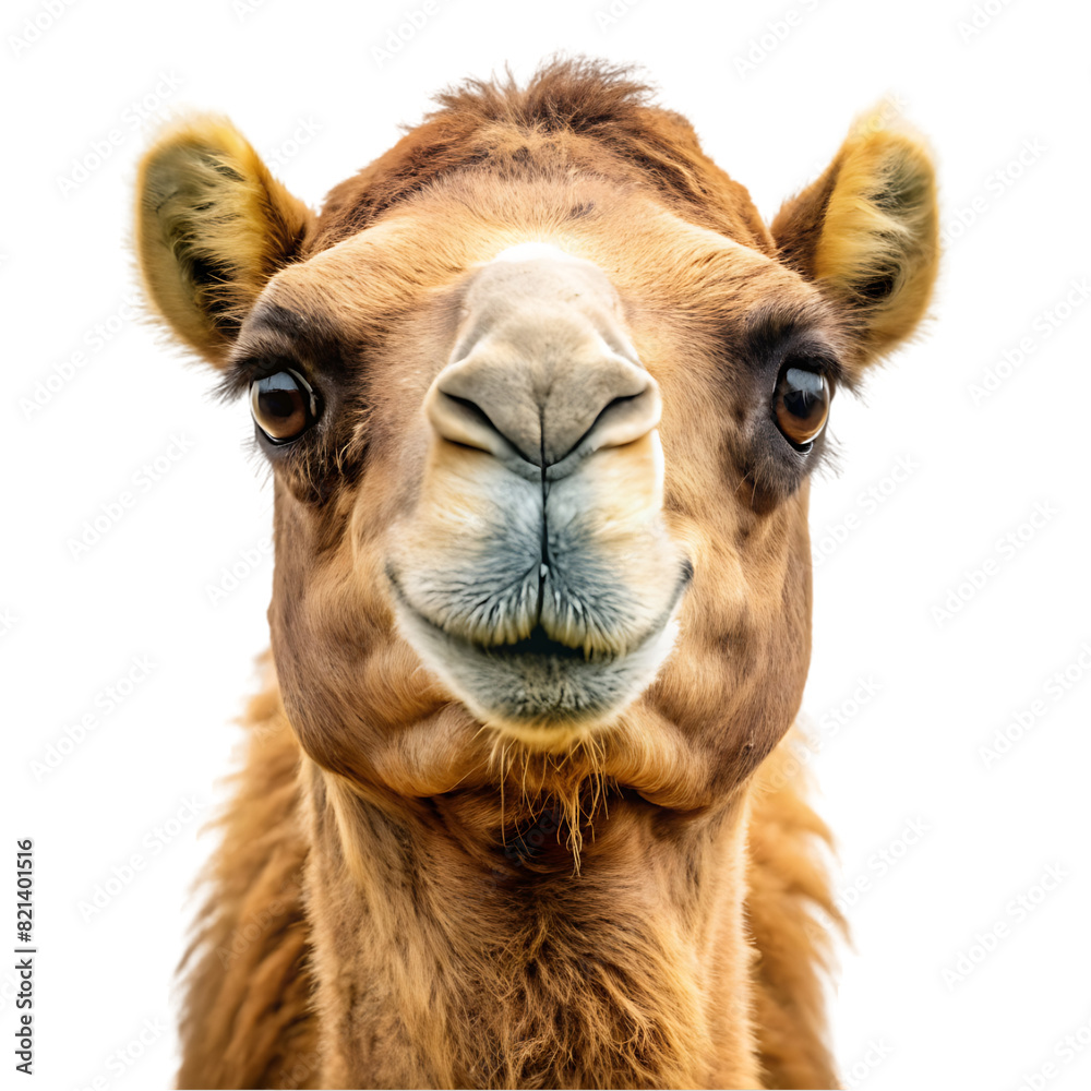 Fototapeta premium Camel isolated on transparent background