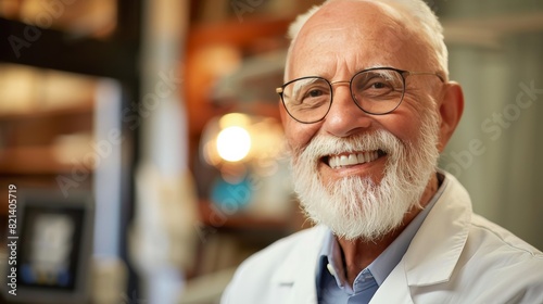 Smiling Senior Dentist In His Office © Gulkhanim