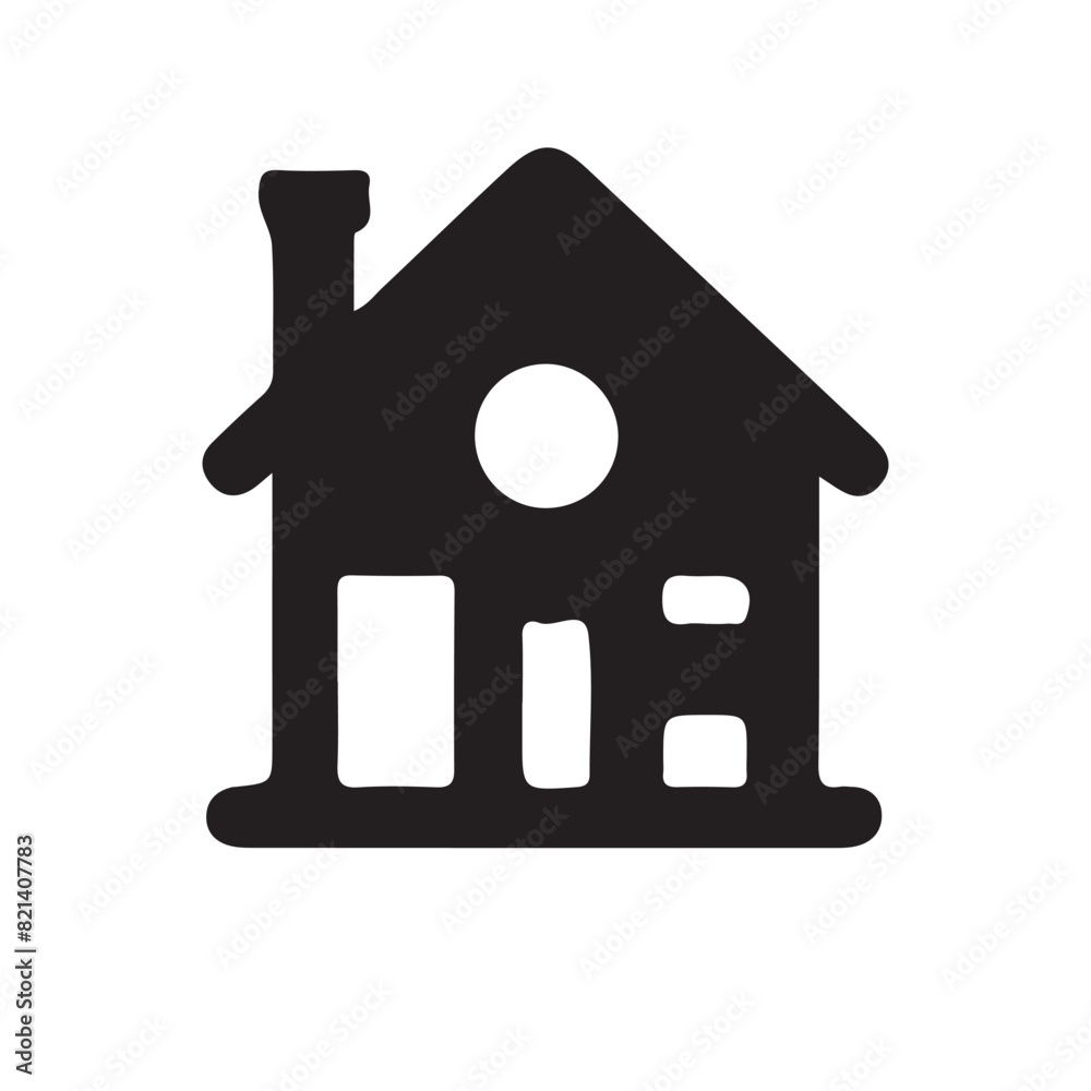 Flat home Icon, home icon vector Flat home Icon, home icon vector