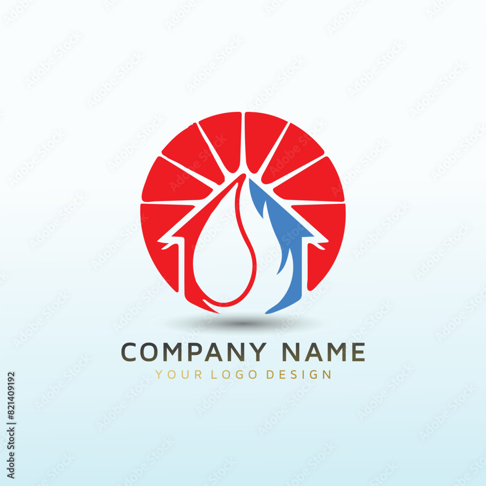 building management, plumbing and heating logo building management, plumbing and heating logo
