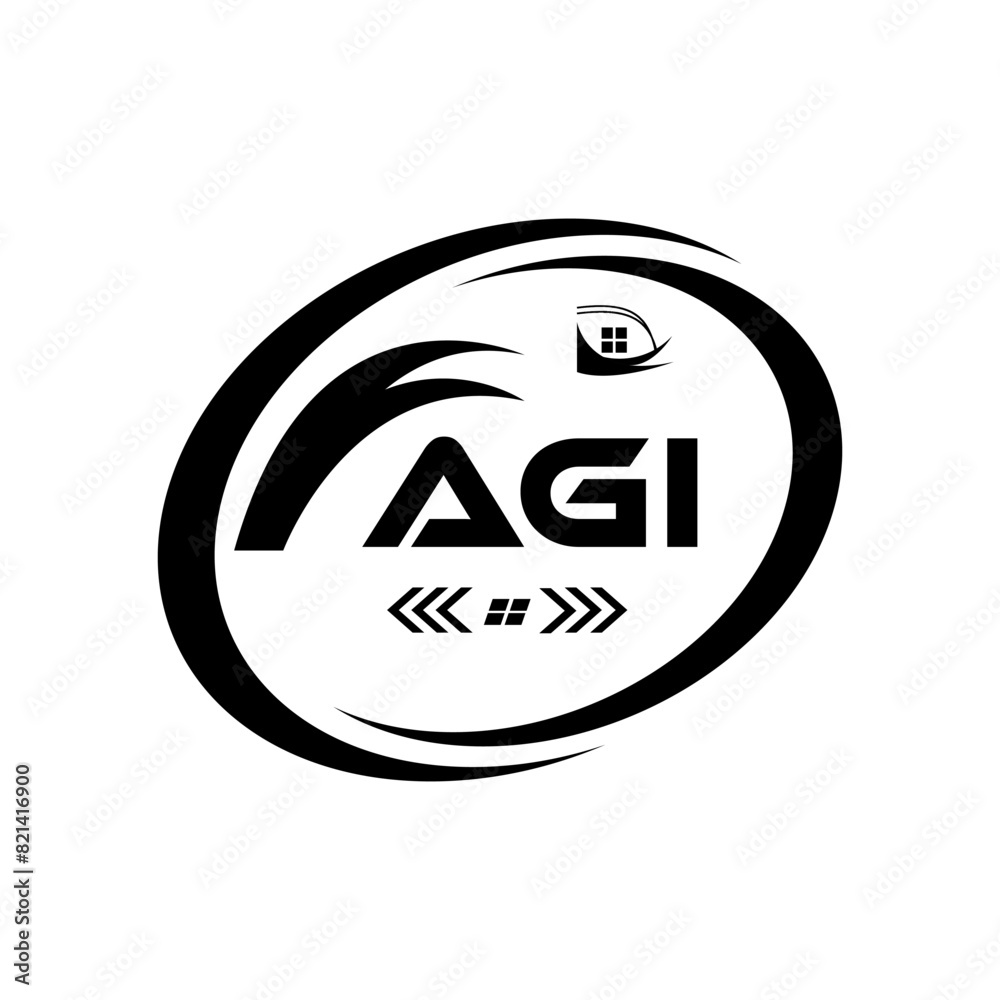 AGI letter logo design. AGI Simple and modern logo. AGI luxurious Alphabet logo Design. -vector Illustration AGI letter logo design. AGI Simple and modern logo. AGI luxurious Alphabet logo Design. -vector Illustration