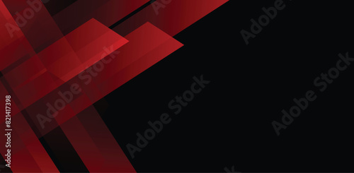 Modern abstract gradient dark banner background. line with architecture futuristic background minimal concept vector illustration subtle design. 