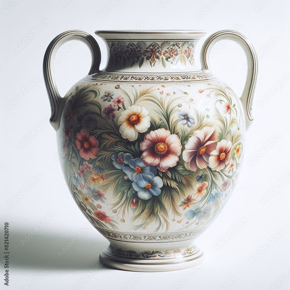 Elegant Ceramic Vase with Detailed Floral Design for Sophisticated Home Decor Elegant Ceramic Vase with Detailed Floral Design for Sophisticated Home Decor