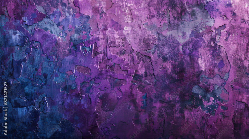 A grunge purple painted texture background