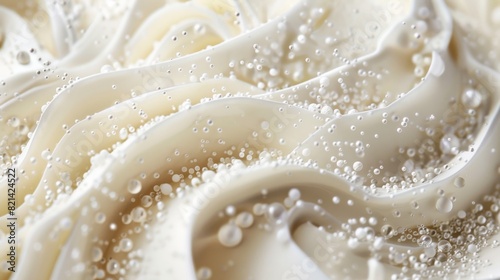 White cream texture with bubbles for wedding or celebration designs