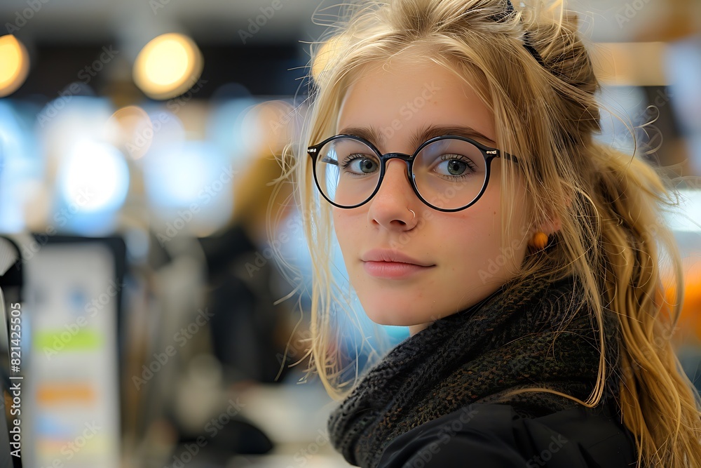 imagine Swedish Woman Coding Mobile App Global Market in Lund imagine Swedish Woman Coding Mobile App Global Market in Lund