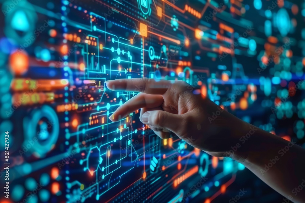 Business Digital Transformation. Future and Innovation Internet and network concept. Technology background Business Digital Transformation. Future and Innovation Internet and network concept. Technology background