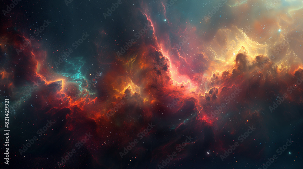 Fototapeta premium Space background