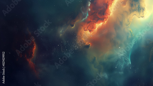 fire and nebula