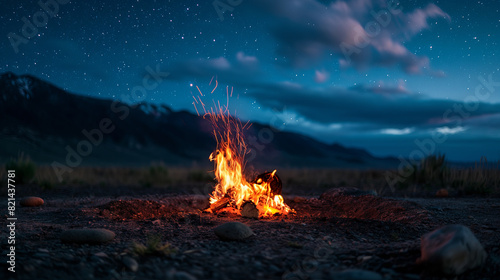 Starry Night Campfire 