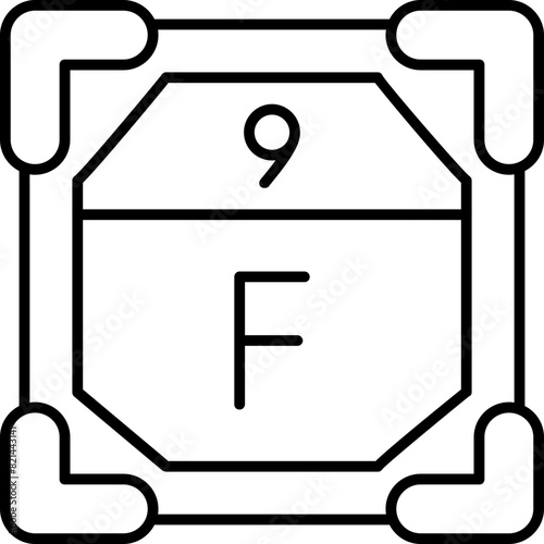 9 - Fluorine Icon