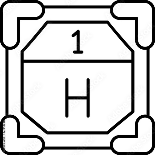 1 - Hydrogen Icon