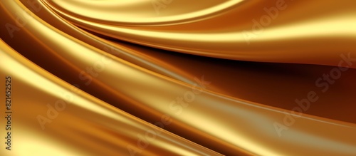 Gold background or texture of folded fabric
