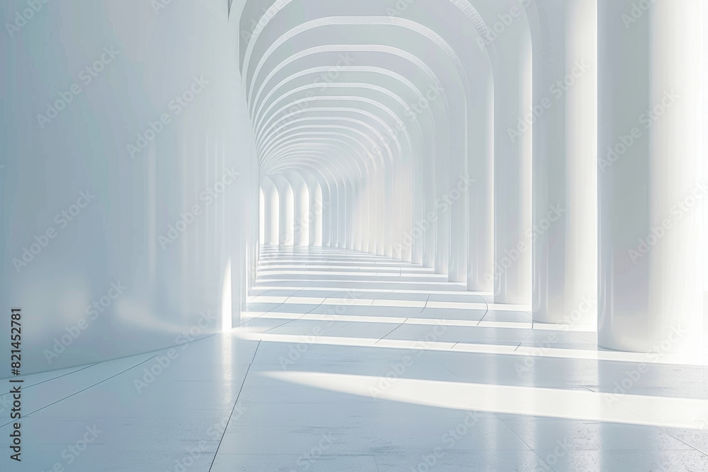 Fototapeta premium Empty hall of modern architectures&nbsp; 