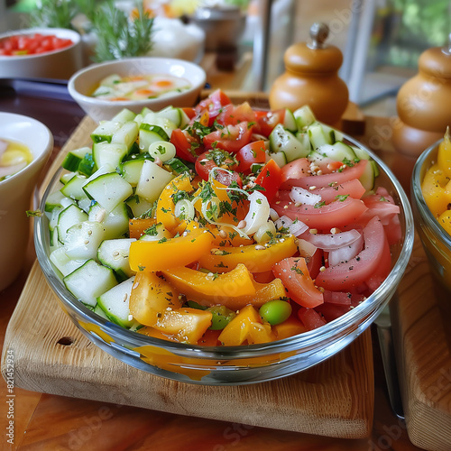 sellection of vegetables in a bowl photo