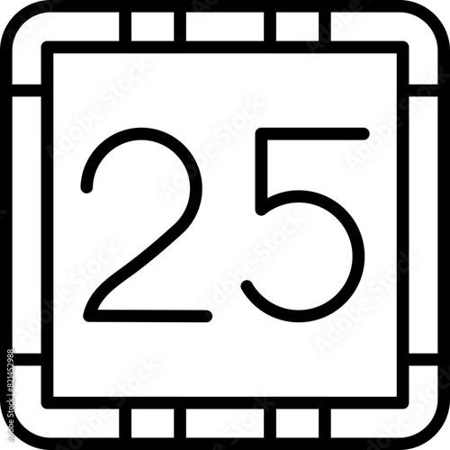 25 - Twenty-Five Icon