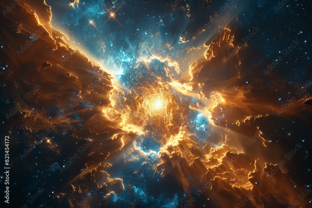 custom made wallpaper toronto digitalCosmic Explosion in Space