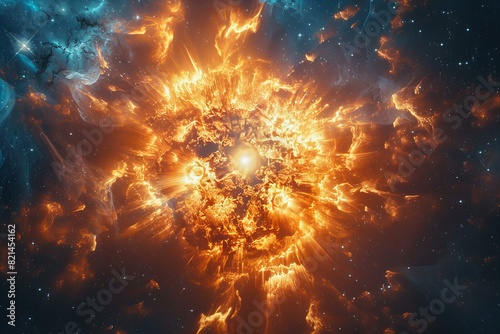 Stellar Explosion in Deep Space