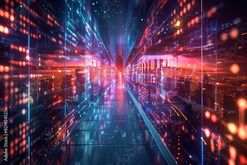 Futuristic Neon Cityscape
