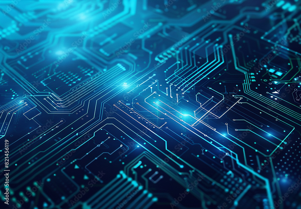 Photo of computer circuit board background Photo of computer circuit board background