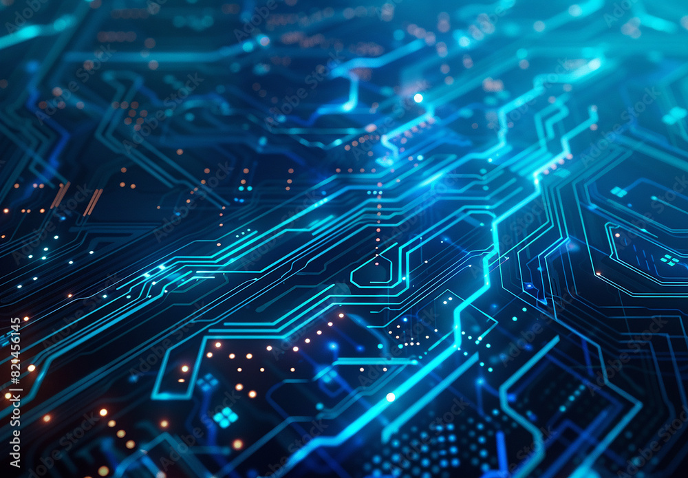 Photo of computer circuit board background Photo of computer circuit board background