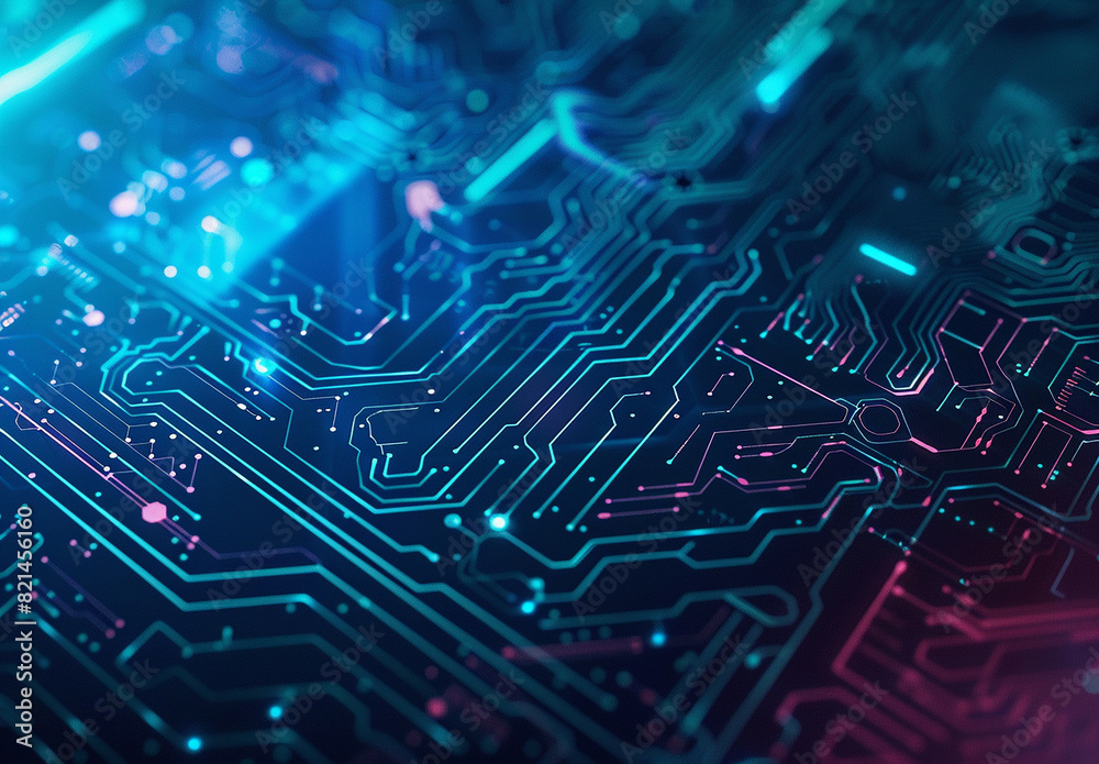 Photo of computer circuit board background Photo of computer circuit board background