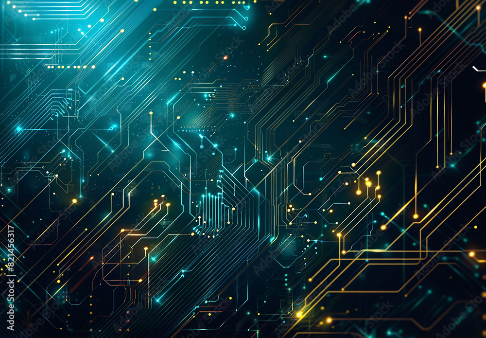 Photo of computer circuit board background Photo of computer circuit board background
