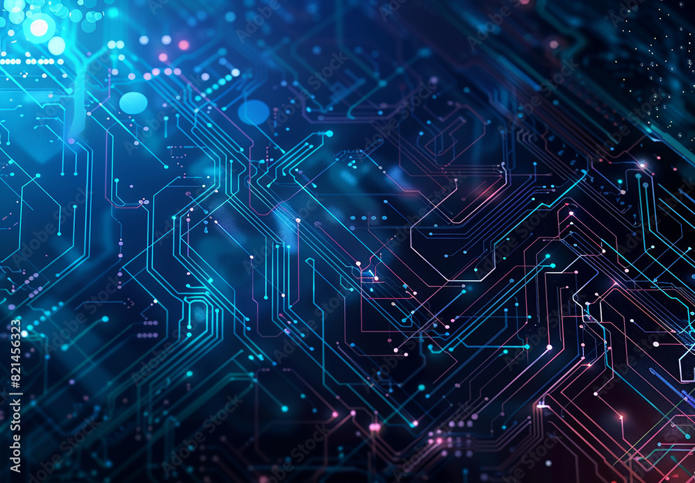Photo of computer circuit board background Photo of computer circuit board background