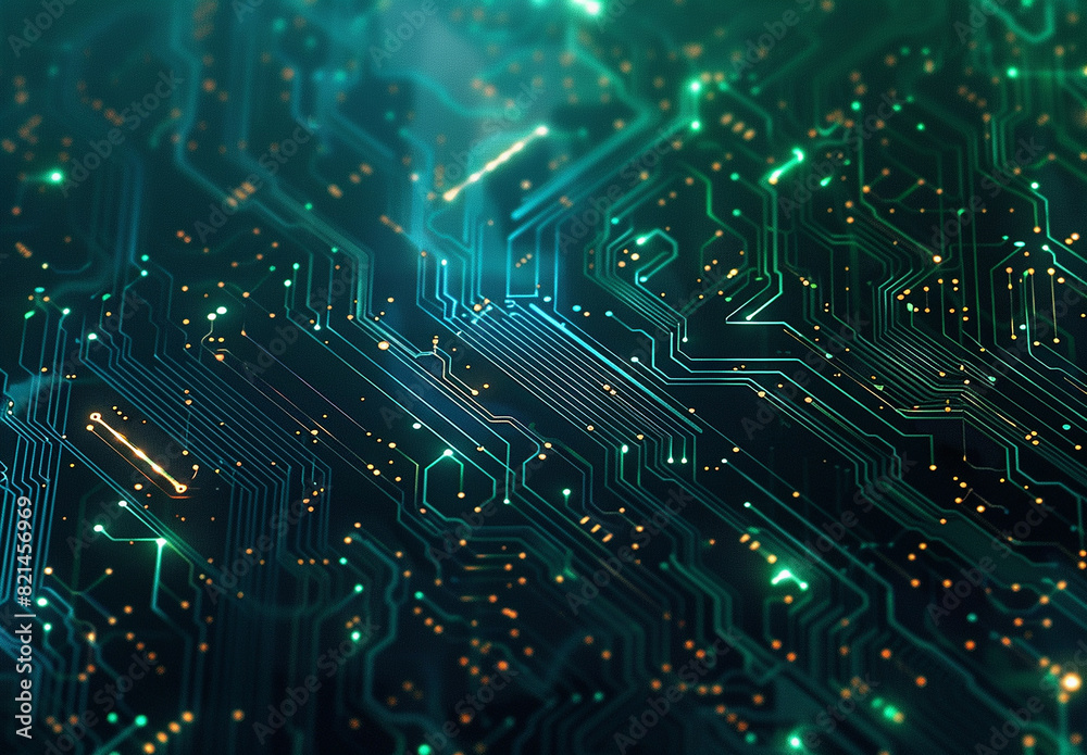 Photo of computer circuit board background Photo of computer circuit board background