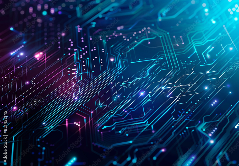 Photo of computer circuit board background