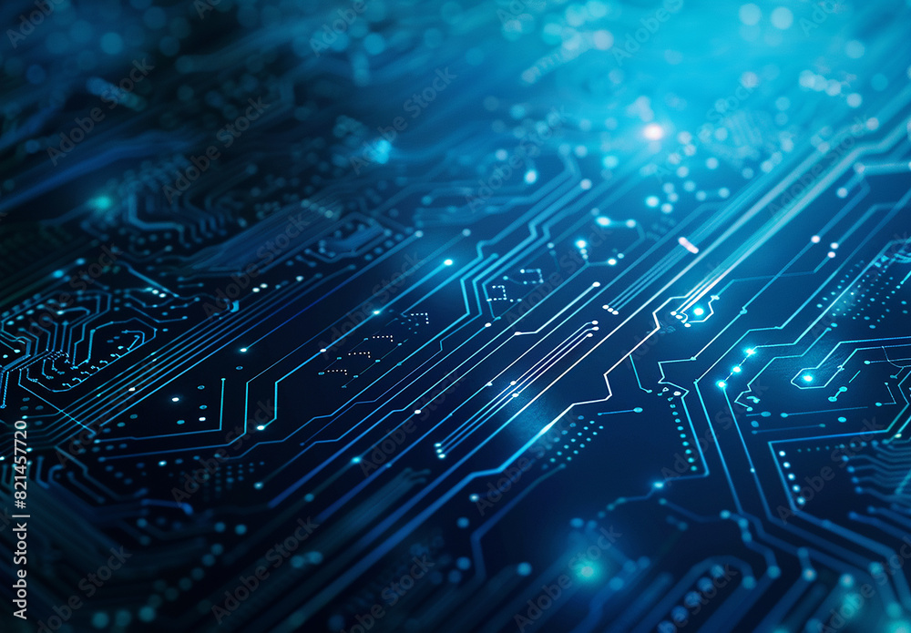 Photo of computer circuit board background Photo of computer circuit board background
