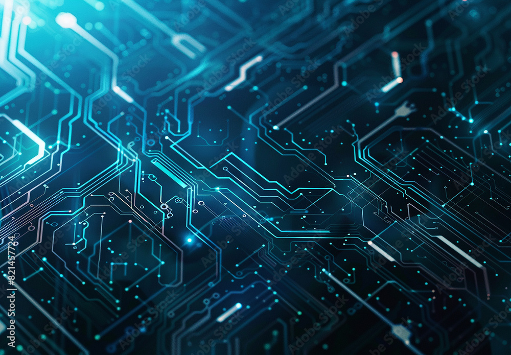 Photo of computer circuit board background Photo of computer circuit board background