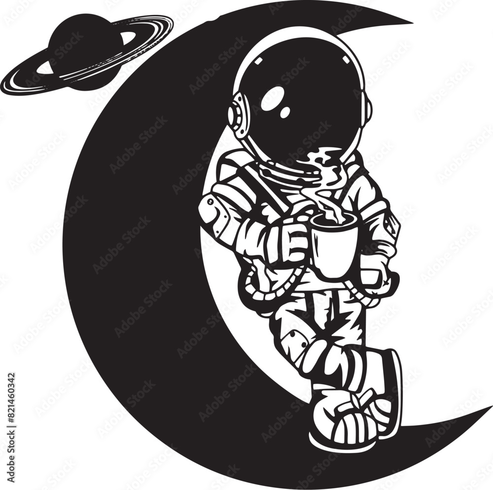 in the spacecraft enjoy a cup of coffee in the spacecraft enjoy a cup of coffee