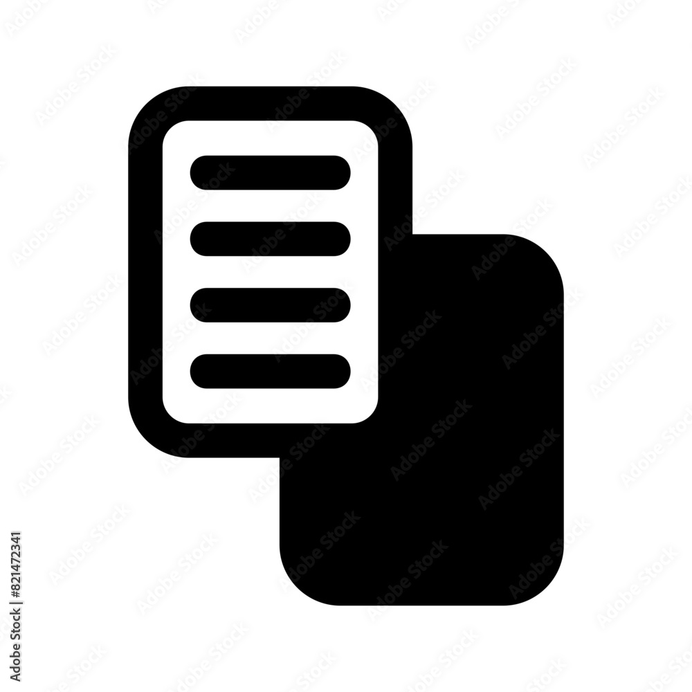 Duplicate Icon Vector Symbol Design Illustration Duplicate Icon Vector Symbol Design Illustration