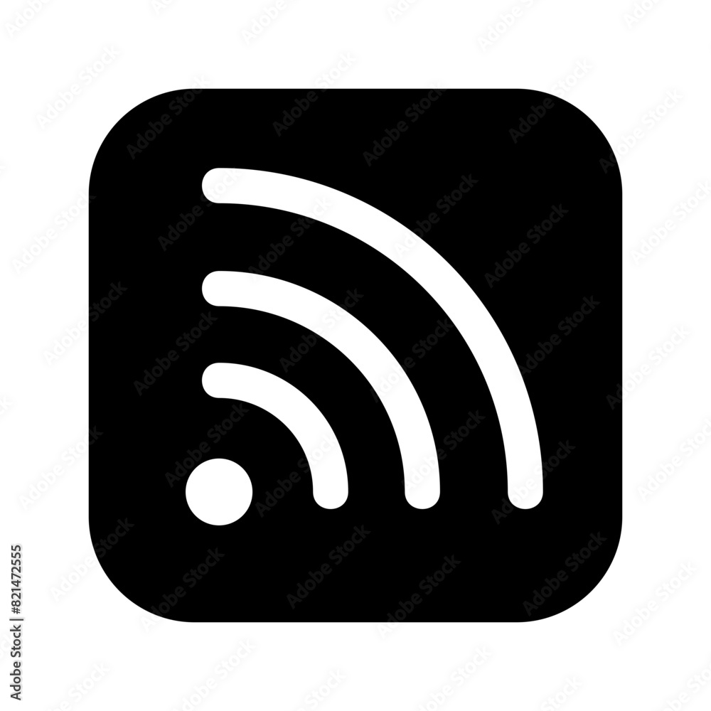 Feed Icon Vector Symbol Design Illustration Feed Icon Vector Symbol Design Illustration
