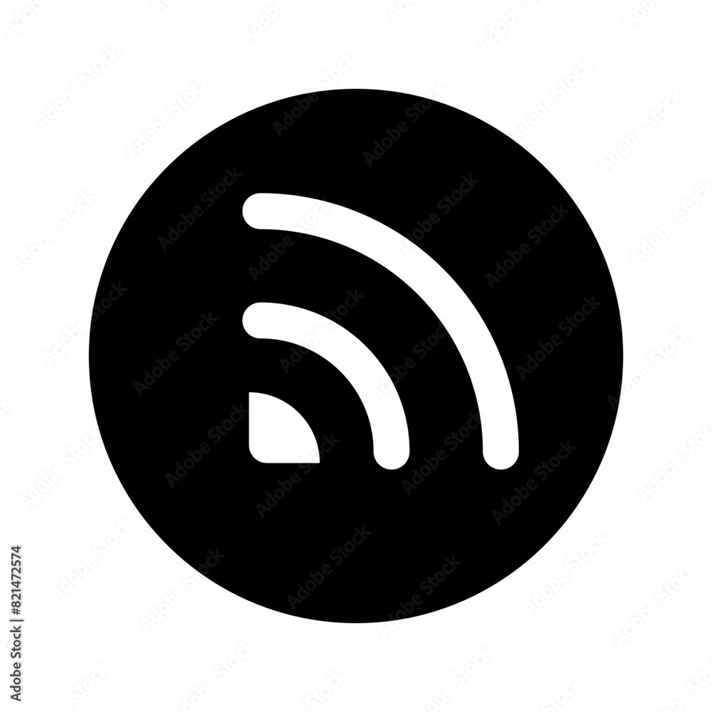 Feed Icon Vector Symbol Design Illustration Feed Icon Vector Symbol Design Illustration