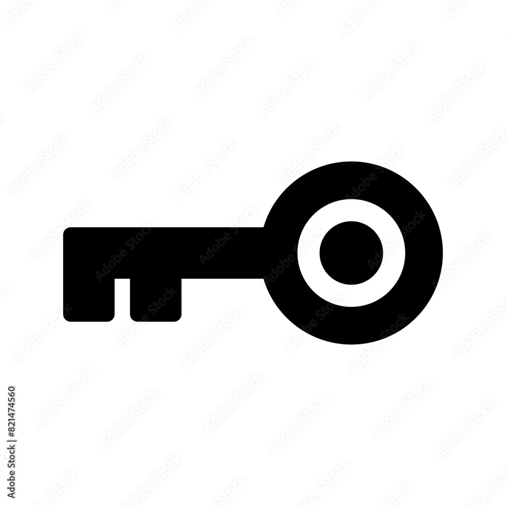 Key Icon Vector Symbol Design Illustration Key Icon Vector Symbol Design Illustration