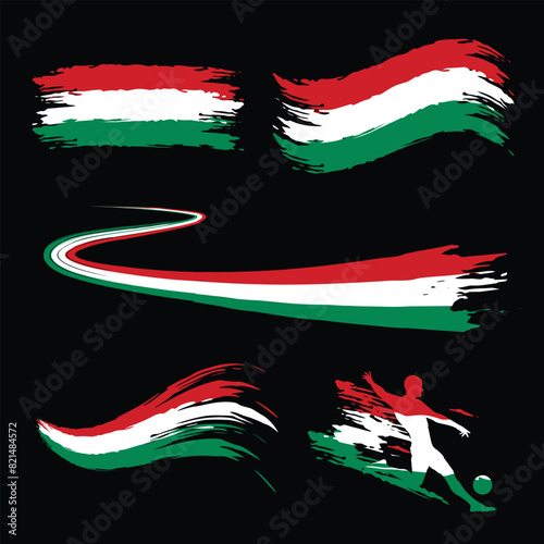 splash the Hungarian flag