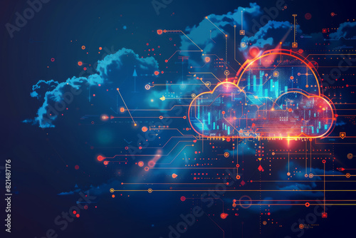 Data cloud solutions and cloud computing integrated on CPU   circuit board hardware. Data transfers coming out of processor.   