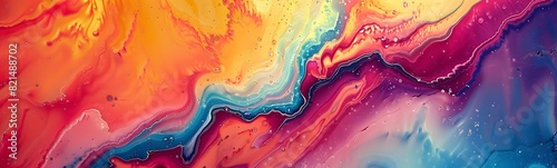 abstract colorful wave background